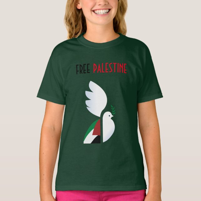 Camiseta Palestina Libre - Activista de Derechos H (Anverso)