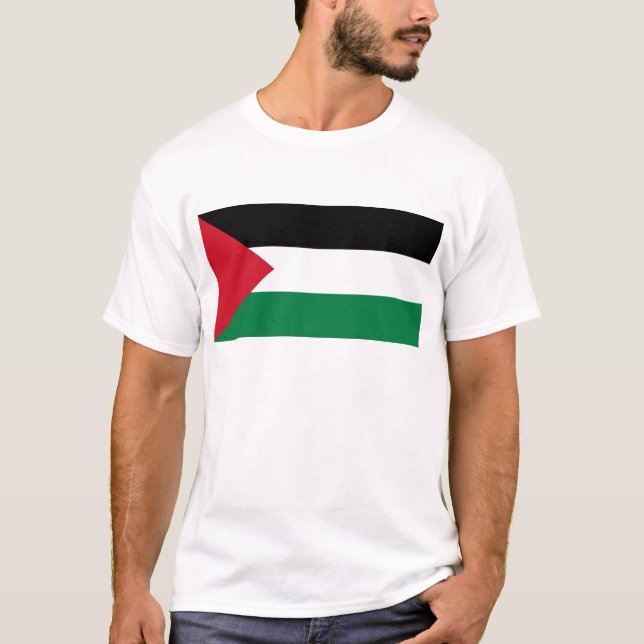 Camiseta Palestina libre - bandera palestina (علمفلسطين) (Anverso)