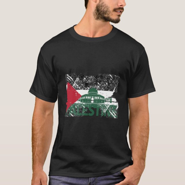 Camiseta Palestina Libre con Palestina (Anverso)