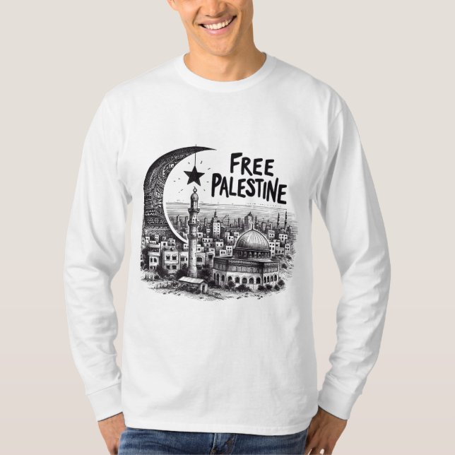 Camiseta Palestina libre de aqsa (Anverso)