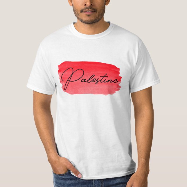 Camiseta Palestina Libre de Gaza (Anverso)
