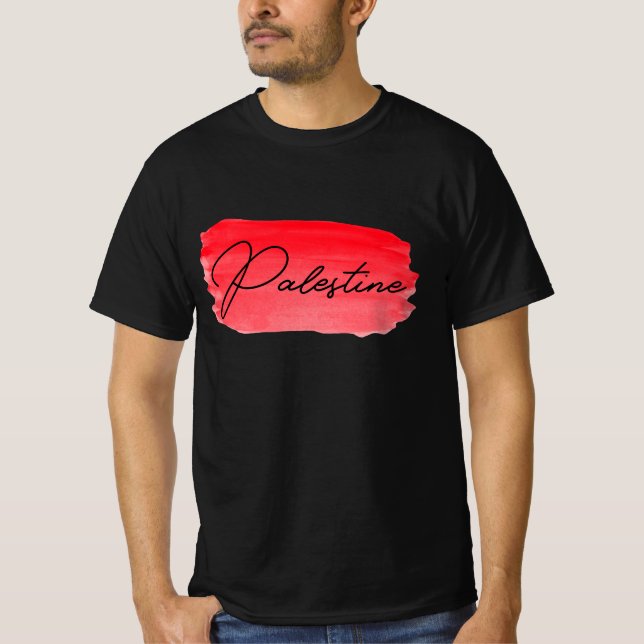 Camiseta Palestina Libre de Gaza (Anverso)