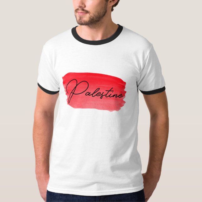 Camiseta Palestina Libre de Gaza (Anverso)