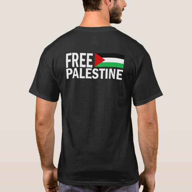 Camiseta palestina libre de NR KAIZOD (Reverso)