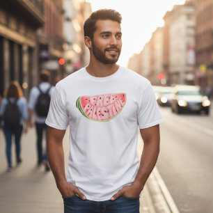 Camiseta Palestina libre de sandía