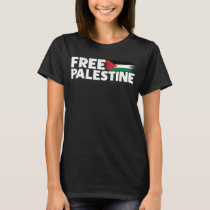 Camiseta Palestina Libre en árabe, estoy de acuerdo con Pal
