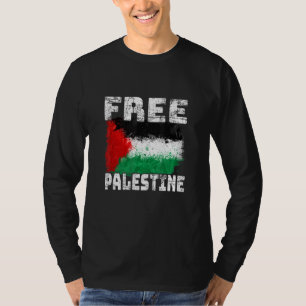 Camiseta Palestina Libre Gaza Bandera Palestina Árabe