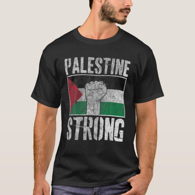 Camiseta Palestina Libre Gaza Bandera Palestina Se Apoya Co (Anverso)