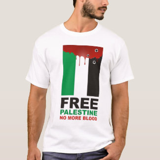 Camiseta Palestina libre no más de sangre