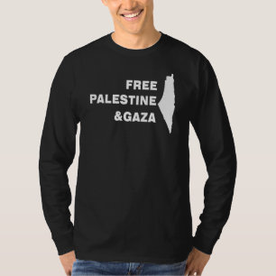 Camiseta Palestina libre, Palestina, bandera palestina, Gaz