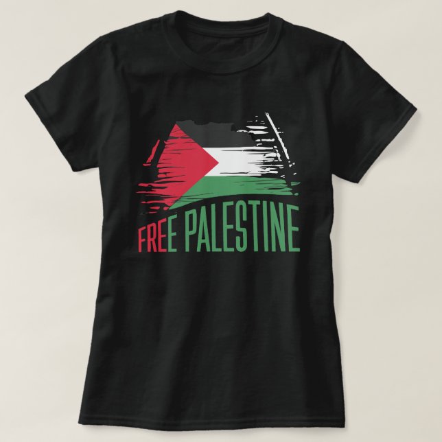 Camiseta Palestina Libre Palestina Palestina Gaza Jerusalén (Diseño del anverso)