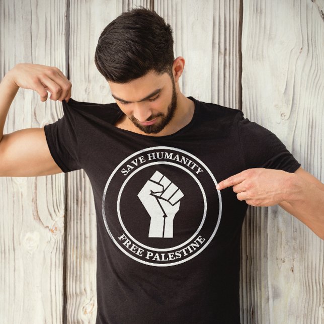 Camiseta Palestina Libre, Salven a la Humanidad, Solidarida (Subido por el creador)