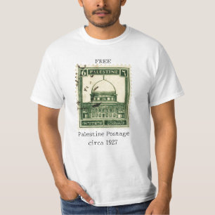 Camiseta Palestina Libre   Sello de Palestina Hist