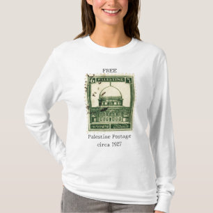 Camiseta Palestina Libre   Sello de Palestina Hist
