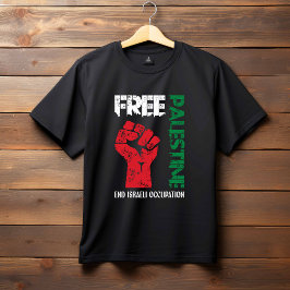 Camiseta Palestina Libre - Terminar con la ocupación israel
