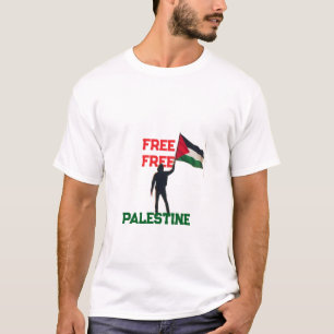 Camiseta palestina libre y libre