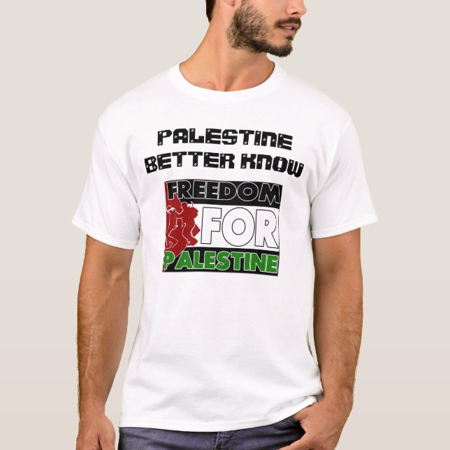 Camiseta Palestina mejor sabe (Anverso)