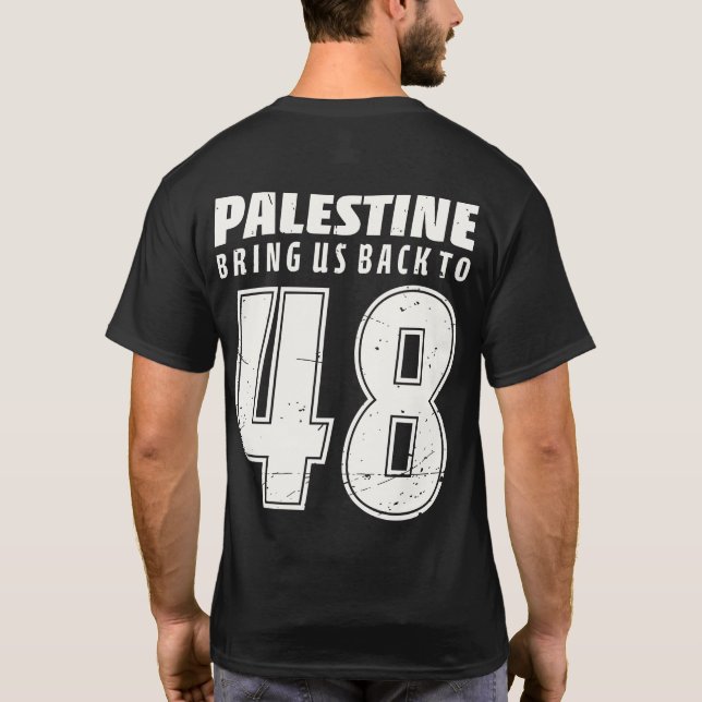 Camiseta Palestina nos lleva a la libertad palestina de 194 (Reverso)