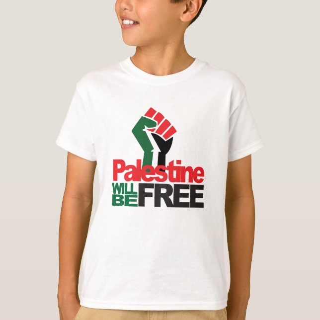 Camiseta Palestina será libre (Anverso)