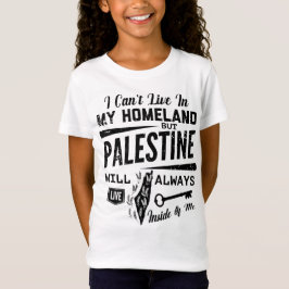 Camiseta Palestina Siempre Vivirá Dentro Del Bloque Mínimo