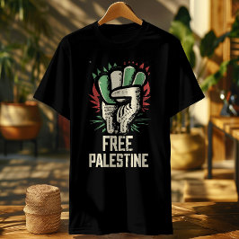 camiseta palestina sin personalizado izar bandera