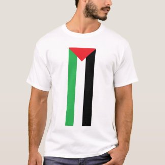 Camiseta palestina vertical de la bandera