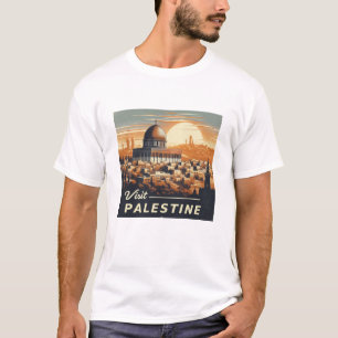 Camiseta Palestina - Visita Palestina - Domo de la roca
