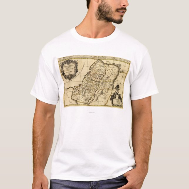 Camiseta PalestinePanoramic MapPalestine 2 (Anverso)