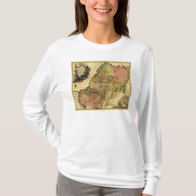Camiseta PalestinePanoramic MapPalestine 4 (Anverso)