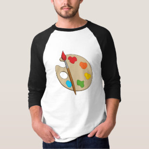 Camiseta Paleta de Artista con Pincel