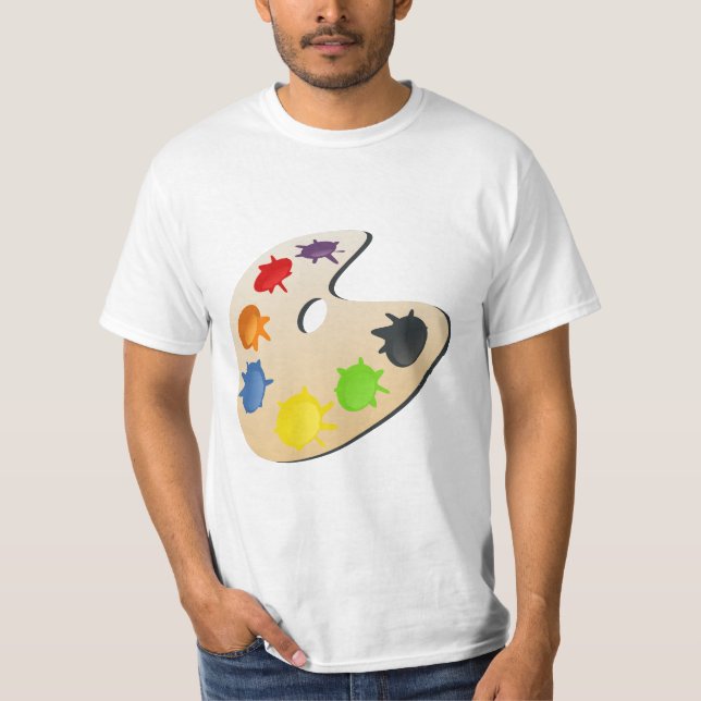 Camiseta paleta de colores (Anverso)