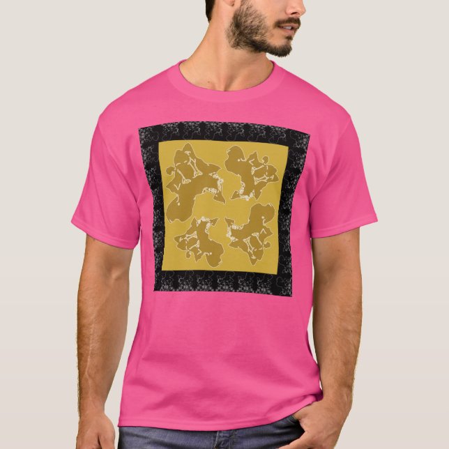 Camiseta Paleta de colores de Klimt (Anverso)