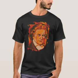 Camiseta Paleta de Fuego Retrato de Beethoven
