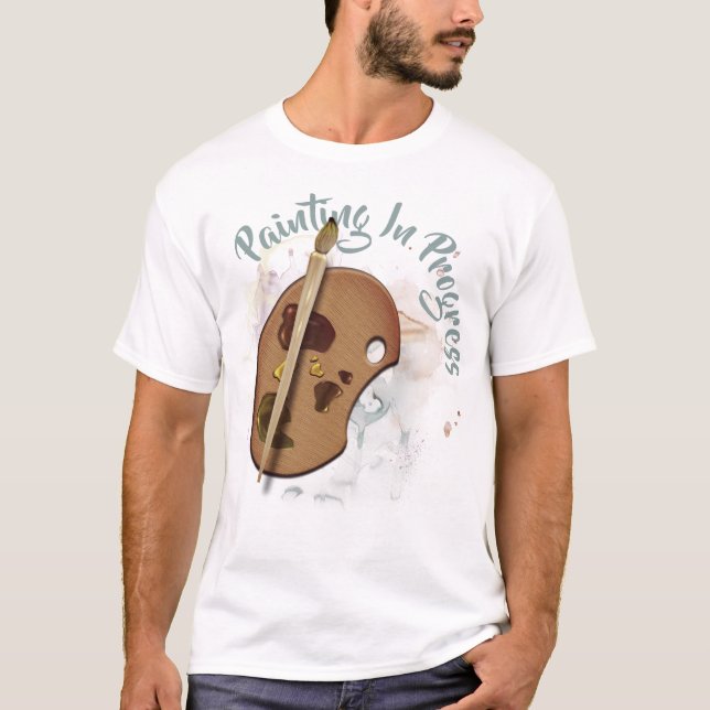 Camiseta Paleta de los artistas que pinta en curso (Anverso)