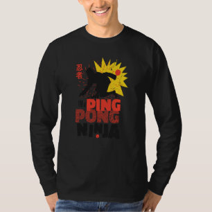 Camiseta Paleta de Ping Pong Tenis de mesa deporte ping pon