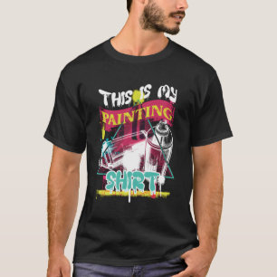 Camiseta Paleta De Pintura De Pintor Esta Es Mi Pintura