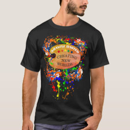 Camiseta Paleta de pintura unida artistas