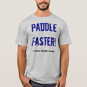 Camiseta ¡Paleta más rápidamente! , Oigo música del ban