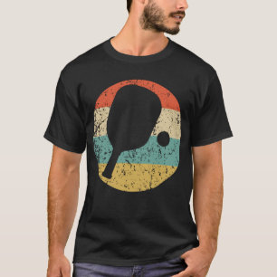 Camiseta Paleta retra de Pickleball Pickleball
