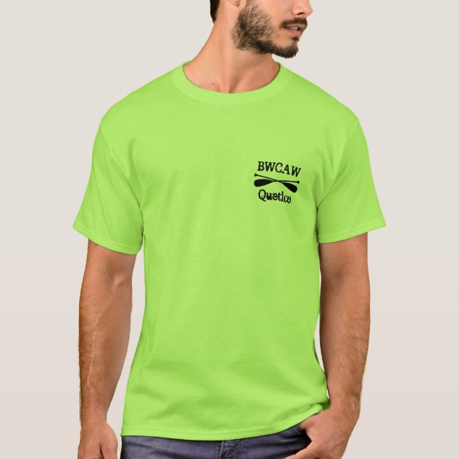 Camiseta Paletas de BWCAW Quetico (Anverso)