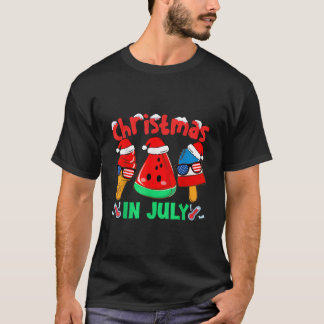 Camiseta Paletas de sandía de Santa en julio