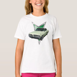 Camiseta Palidezca - ponga verde Pontiac 1961 Ventura en la