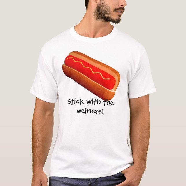 Camiseta ¡Palillo con los weiners! (Anverso)