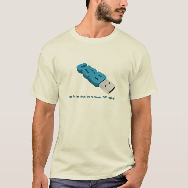 Camiseta Palillo de USB (Anverso)