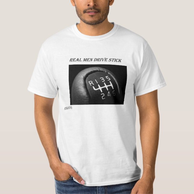 Camiseta Palillo real de la impulsión de los hombres (Anverso)