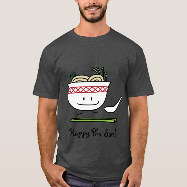 Camiseta Palillos de la cuchara de sopa de Vietnam del (Anverso)