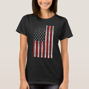 Camiseta Palillos de tambor de bandera americana USA Bateri