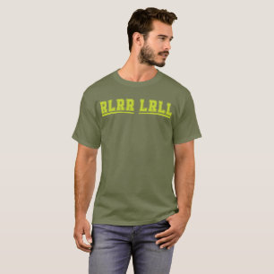 Camiseta Palillos de tambor de la banda RLRR LRLL divertido