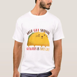 Camiseta Palindrocromo de gato de Taco