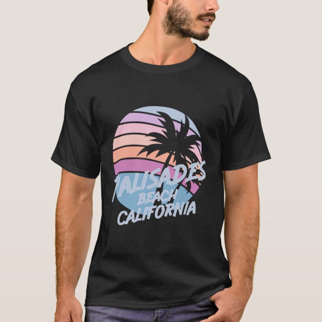 Camiseta Palisades Beach California (Anverso)
